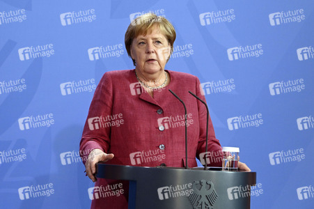 Pressekonferenz mit Angela Merkel zur Lage in Afghanistan in Berlin