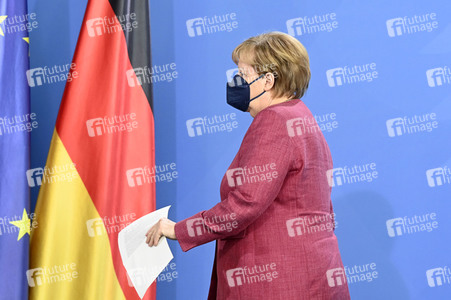 Pressekonferenz mit Angela Merkel zur Lage in Afghanistan in Berlin