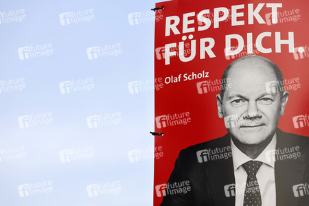 SPD-Waklplakat in Frechen