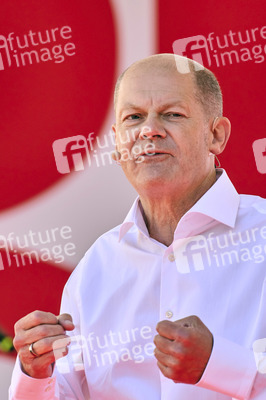 SPD-Wahlkampfveranstaltung Olaf Scholz in Berlin