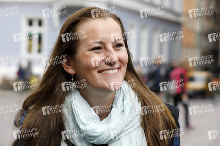 Wahlkampfveranstaltung Partei Die Linke in Stralsund