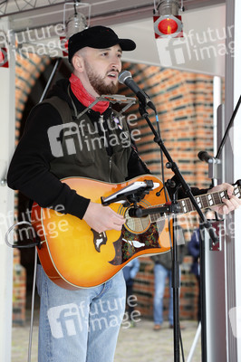 Wahlkampfveranstaltung Partei Die Linke in Stralsund