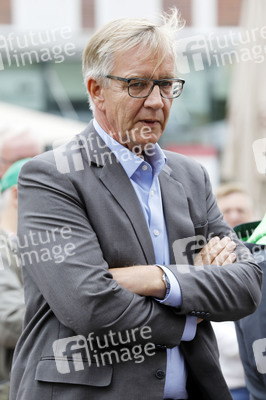 Wahlkampfveranstaltung Partei Die Linke in Stralsund
