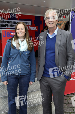 Wahlkampfveranstaltung Partei Die Linke in Stralsund