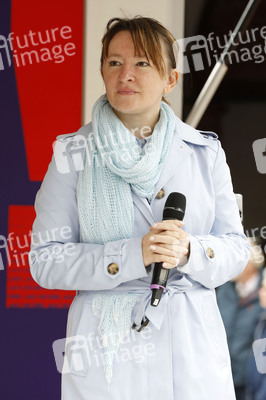 Wahlkampfveranstaltung Partei Die Linke in Stralsund