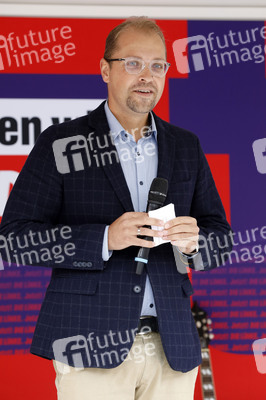 Wahlkampfveranstaltung Partei Die Linke in Stralsund