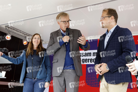 Wahlkampfveranstaltung Partei Die Linke in Stralsund