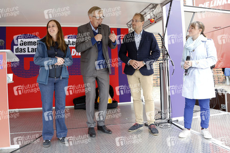 Wahlkampfveranstaltung Partei Die Linke in Stralsund