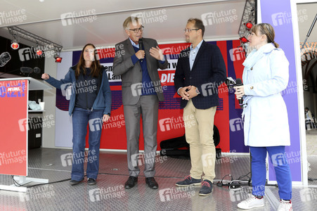 Wahlkampfveranstaltung Partei Die Linke in Stralsund