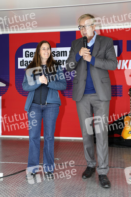 Wahlkampfveranstaltung Partei Die Linke in Stralsund