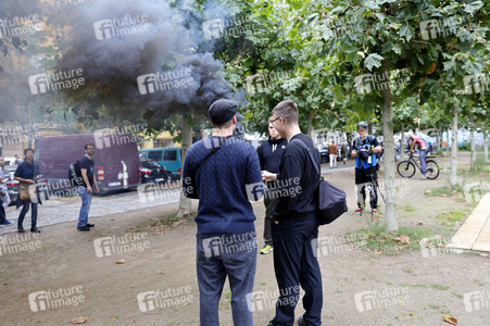 Demonstration von Kritikern der Corona-Maßnahmen in Berlin