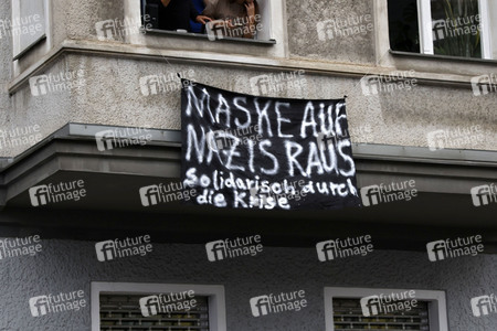 Demonstration von Kritikern der Corona-Maßnahmen in Berlin