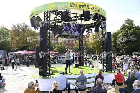 Wahlkampfveranstaltung der Grünen mit Annalena Baerbock in Potsdam