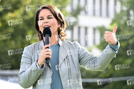 Wahlkampfveranstaltung der Grünen mit Annalena Baerbock in Potsdam