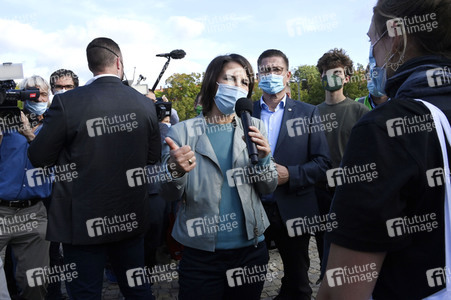 Wahlkampfveranstaltung der Grünen mit Annalena Baerbock in Potsdam