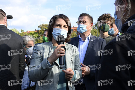 Wahlkampfveranstaltung der Grünen mit Annalena Baerbock in Potsdam