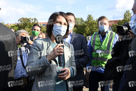 Wahlkampfveranstaltung der Grünen mit Annalena Baerbock in Potsdam