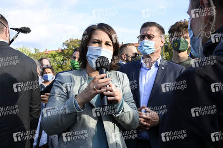 Wahlkampfveranstaltung der Grünen mit Annalena Baerbock in Potsdam