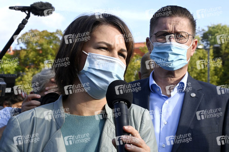 Wahlkampfveranstaltung der Grünen mit Annalena Baerbock in Potsdam