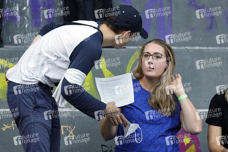 Bündnis 90/Die Grünen-Wahlkampfveranstaltung mit Annalena Baerbock in Köln