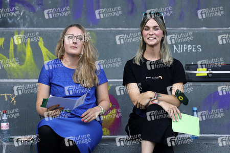 Bündnis 90/Die Grünen-Wahlkampfveranstaltung mit Annalena Baerbock in Köln