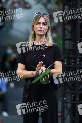 Bündnis 90/Die Grünen-Wahlkampfveranstaltung mit Annalena Baerbock in Köln