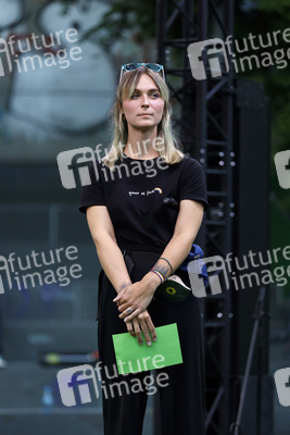 Bündnis 90/Die Grünen-Wahlkampfveranstaltung mit Annalena Baerbock in Köln