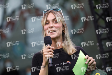 Bündnis 90/Die Grünen-Wahlkampfveranstaltung mit Annalena Baerbock in Köln