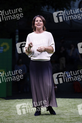 Bündnis 90/Die Grünen-Wahlkampfveranstaltung mit Annalena Baerbock in Köln