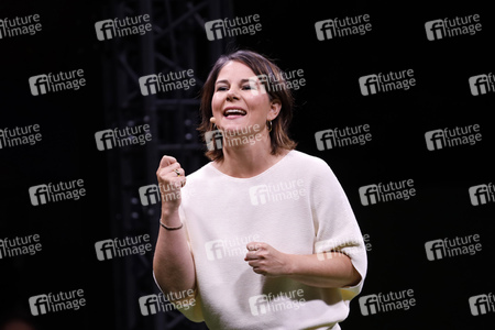 Bündnis 90/Die Grünen-Wahlkampfveranstaltung mit Annalena Baerbock in Köln