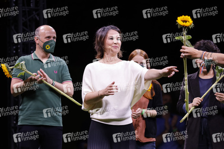 Bündnis 90/Die Grünen-Wahlkampfveranstaltung mit Annalena Baerbock in Köln