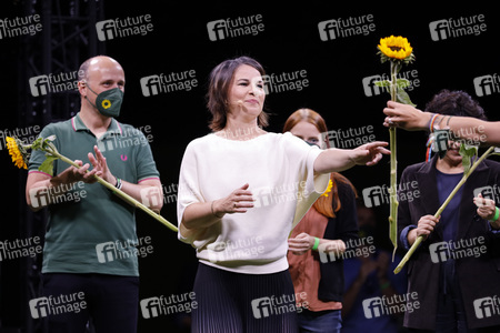 Bündnis 90/Die Grünen-Wahlkampfveranstaltung mit Annalena Baerbock in Köln