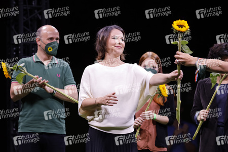 Bündnis 90/Die Grünen-Wahlkampfveranstaltung mit Annalena Baerbock in Köln