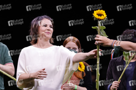 Bündnis 90/Die Grünen-Wahlkampfveranstaltung mit Annalena Baerbock in Köln