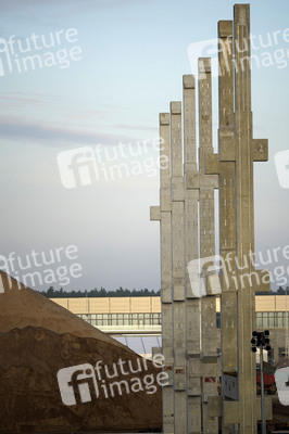 Baustelle der Tesla Gigafactory 4 in Grünheide