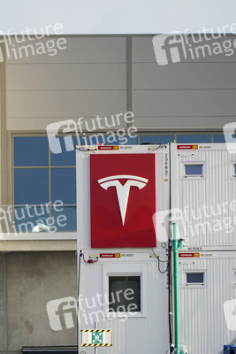 Baustelle der Tesla Gigafactory 4 in Grünheide