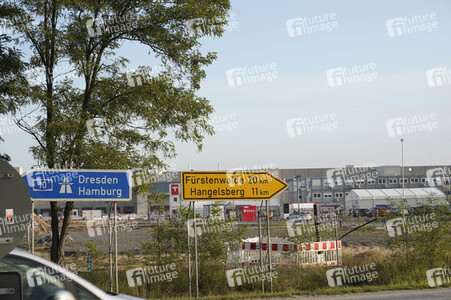 Baustelle der Tesla Gigafactory 4 in Grünheide