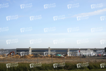 Baustelle der Tesla Gigafactory 4 in Grünheide