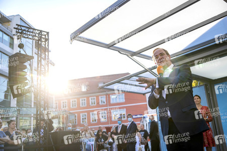 CDU-Wahlkampfveranstaltung mit Armin Laschet in Erfurt