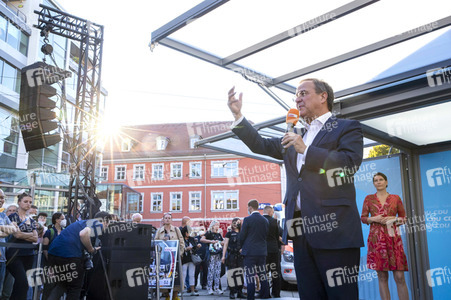 CDU-Wahlkampfveranstaltung mit Armin Laschet in Erfurt