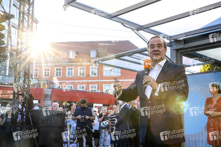 CDU-Wahlkampfveranstaltung mit Armin Laschet in Erfurt