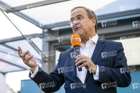 CDU-Wahlkampfveranstaltung mit Armin Laschet in Erfurt