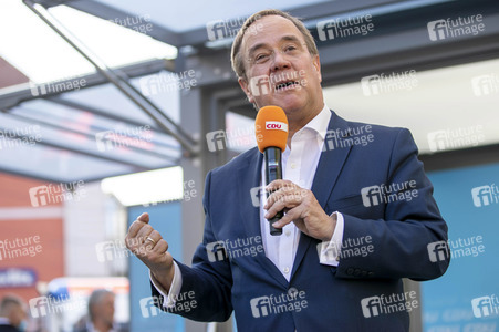 CDU-Wahlkampfveranstaltung mit Armin Laschet in Erfurt