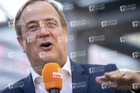CDU-Wahlkampfveranstaltung mit Armin Laschet in Erfurt