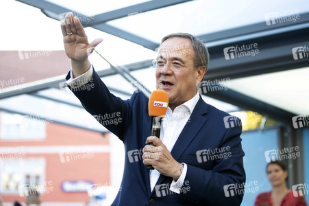CDU-Wahlkampfveranstaltung mit Armin Laschet in Erfurt