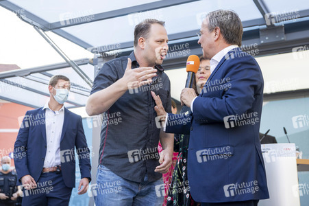 CDU-Wahlkampfveranstaltung mit Armin Laschet in Erfurt