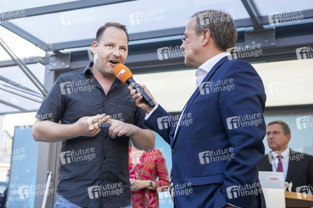 CDU-Wahlkampfveranstaltung mit Armin Laschet in Erfurt