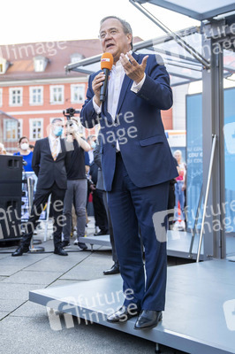CDU-Wahlkampfveranstaltung mit Armin Laschet in Erfurt