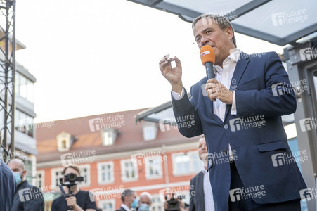 CDU-Wahlkampfveranstaltung mit Armin Laschet in Erfurt