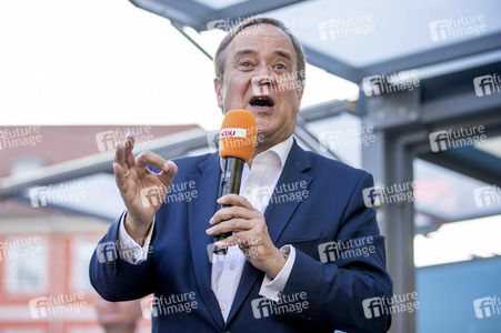 CDU-Wahlkampfveranstaltung mit Armin Laschet in Erfurt